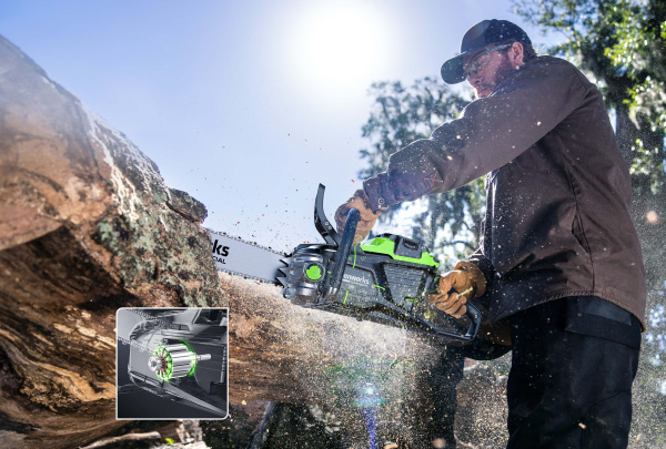Цепная пила аккумуляторная Greenworks 82V OCS600 (без АКБ и ЗУ) 2009607 Цепные пилы