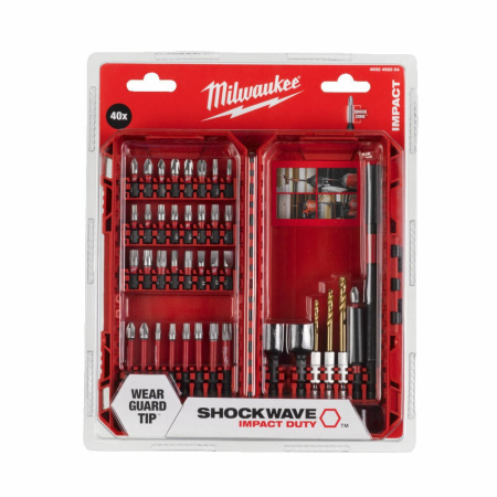 Набор бит Milwaukee Shockwave Impact duty 40 предметов (замена для 4932430908) 4932492004