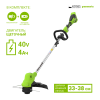 Триммер аккумуляторный Greenworks GD40LT 40V (1хАКБ 4Ач и ЗУ) 38 см 2112207UB