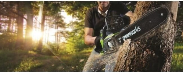 Аккумуляторная пила GreenWorks GD40CS18 40В G-MAX DigiPro (без АКБ и ЗУ) 2005807 Цепные пилы