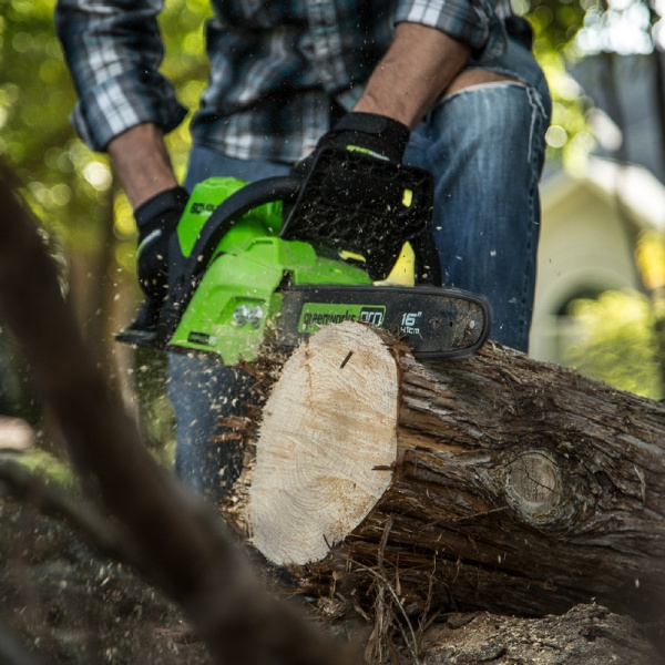 Цепная пила аккумуляторная Greenworks GD60CS25 2008907UB Цепные пилы