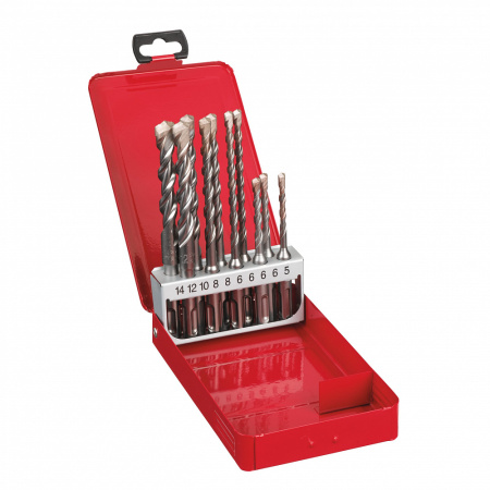 SDS-Plus M2 буры с 2-мя режущими кромками / кассета Набор из 5 буров M2 SDS-Plus 4932352338