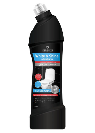 Усиленное чистящее средство для сантехники Pro-Brite White & Shine toilet cleaner