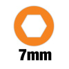 Отвертка торцевая магнитная Milwaukee HOLLOWCORE™ сквозная SW7 (отверстие под М4) (замена для 48222534) 4932479887