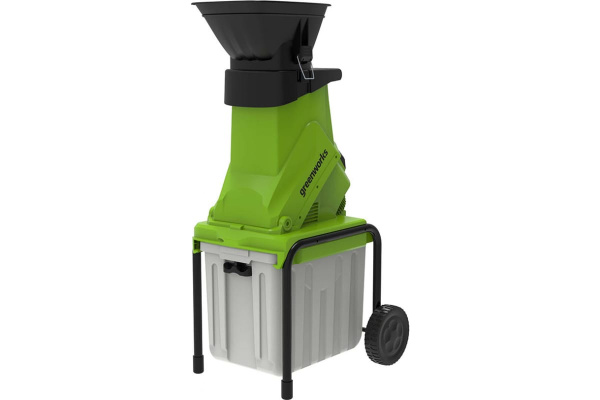 Измельчитель садовый электрический Greenworks GACSB 2206707 Садовые измельчители