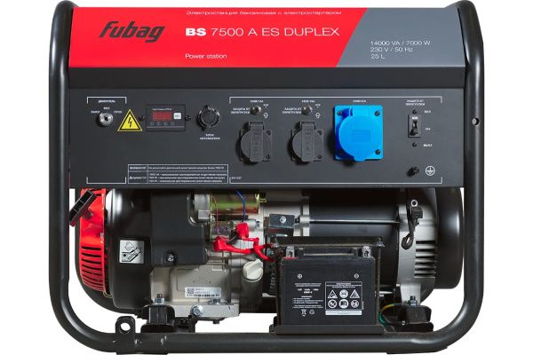 Генератор бензиновый Fubag BS 7500 A ES Duplex 641087