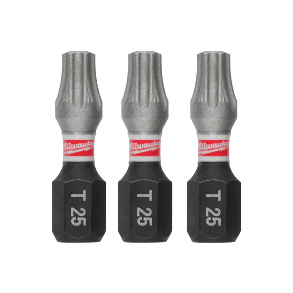 Бита Milwaukee Shockwave TX25 25мм 3шт 4932500364