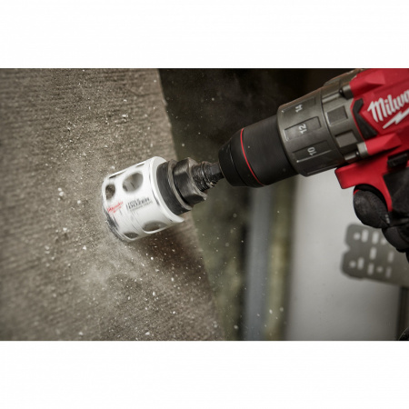 Коронка биметаллическая Milwaukee с твердосплавными зубьями HOLE DOZER CARBID 41 мм 49560746