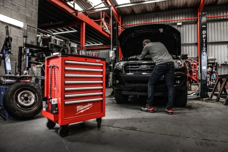 Шкаф металлический на колесиках Milwaukee для хранения инструментов SRC27/7-1 4932498252