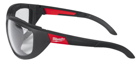 Очки с повышенной защитой с уплотняющей вставкой прозрачные Milwaukee 4932471885 Очки с повышенной защитой с уплотняющей вставкой прозрачные Milwaukee 4932471885