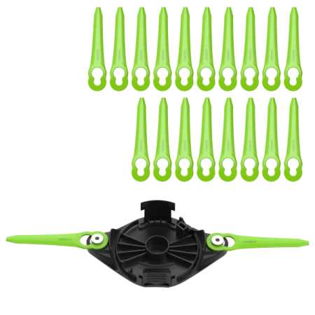 Комплект пластиковых ножей Greenworks (20шт.) с диском для моделей 24V/40V 2963607