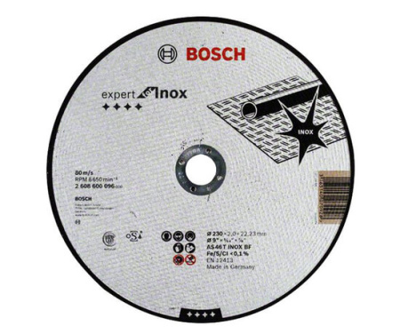 Отрезной круг BOSCH 230*2.0 Expert for Inox