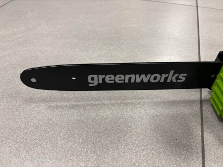 Цепная пила аккумуляторная Greenworks 40V G40CS30IIK2 (1xАКБ 2Ач и ЗУ) 30см (демонстрационный вариант,  1 раз б/у, в масле шина/цепь) 2007807UA.Y