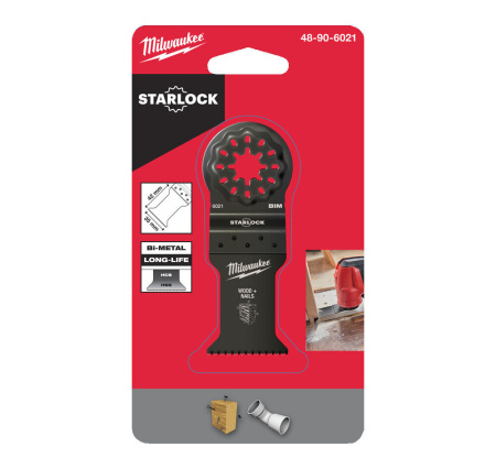 Полотно биметаллическое 35 мм по древесине с гвоздями Milwaukee 48906021