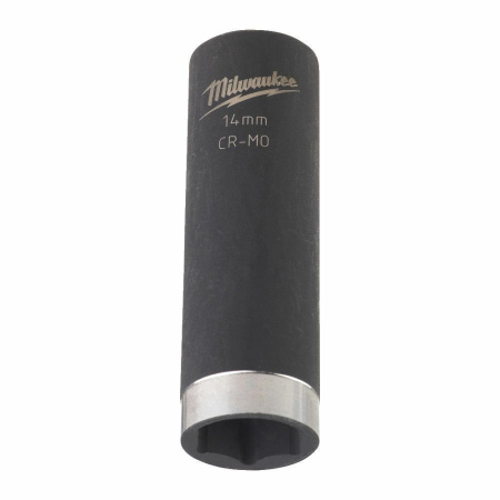 Ударная головка удлиненная 14 mm 3/8" impact socket - long Milwaukee 4932478026