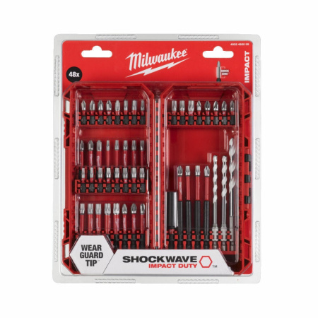 Набор бит Milwaukee Shockwave Impact duty 48 предметов (замена для 4932430906) 4932492005