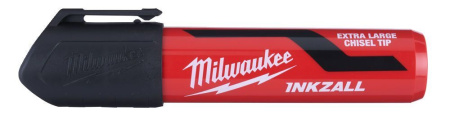 Маркер Milwaukee INKZALL™ для стройплощадки супер-большой XL черный 4932471558