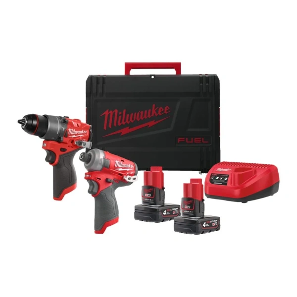 Набор аккумуляторных инструментов Milwaukee M12 M12 FPP2E2-402X 4933480594