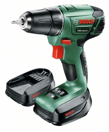 Шуруповерт аккумуляторный BOSCH PSR 14.4 LI (чемодан, 2 аккум)