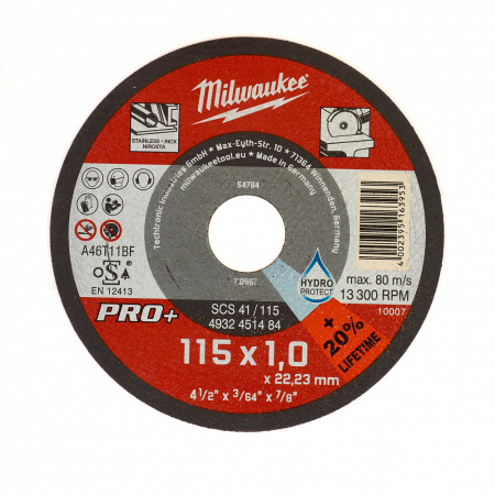 Тонкие отрезные диски по металлу PRO+ SCS 41 / 115 4932451484