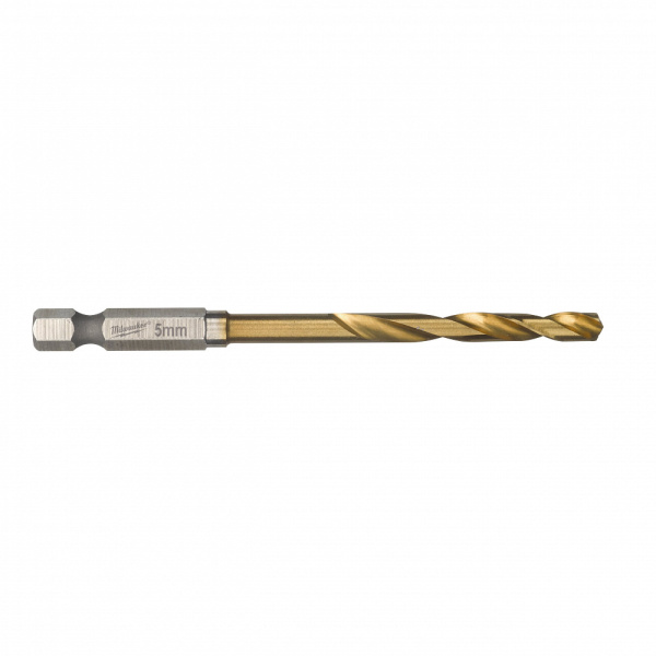 Сверла по металлу Shockwave HSS-G Tin Red Hex. Shockwave HSS-G TiN Red Hex 5 mm - 1 pc 48894712