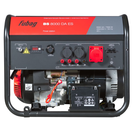 Генератор бензиновый FUBAG BS 8000 DA ES с электростартером и коннектором автоматики 641088