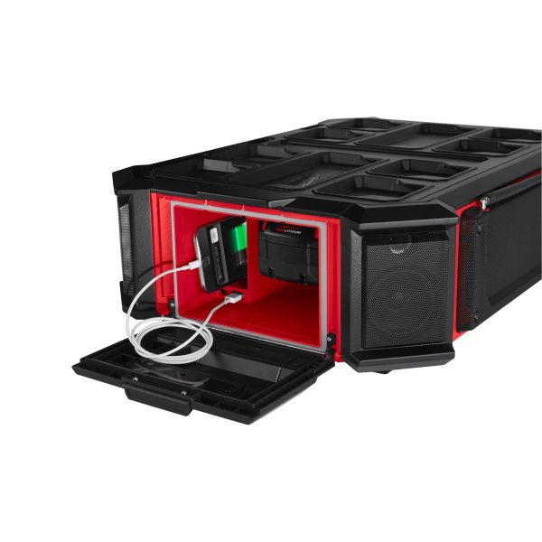 Аккумуляторное радио DAD+/зарядное устройство Milwaukee M18 PRCDAB+-0 PACKOUT с Bluetooth 4933472112 Радиоприемники