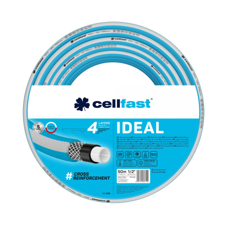Шланг Cellfast IDEAL 1/2" 50 м 4 слоя 10-242