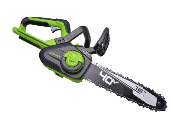 Цепная пила аккумуляторная Greenworks 40V G40CS30IIK2 (1xАКБ 2Ач и ЗУ) 30см  Цепные пилы