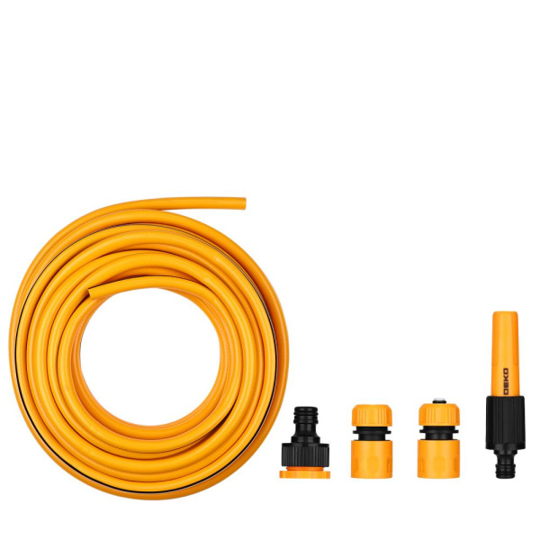 Шланг поливочный 1/2 "(13мм) с насадкой и коннекторами DEKO DKI20 20м (SET 5 ) 065-0464