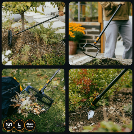 Черенок алюминиевый L 161см OneClick FISKARS  1080547