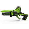 Цепная мини пила аккумуляторная Greenworks 24V GD24CSMNX (1хАКБ 2Ач и ЗУ) 15см 2008707UA Цепные пилы
