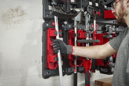 Держатель Milwaukee PACKOUT™ одиночный для триммеров 4932493382