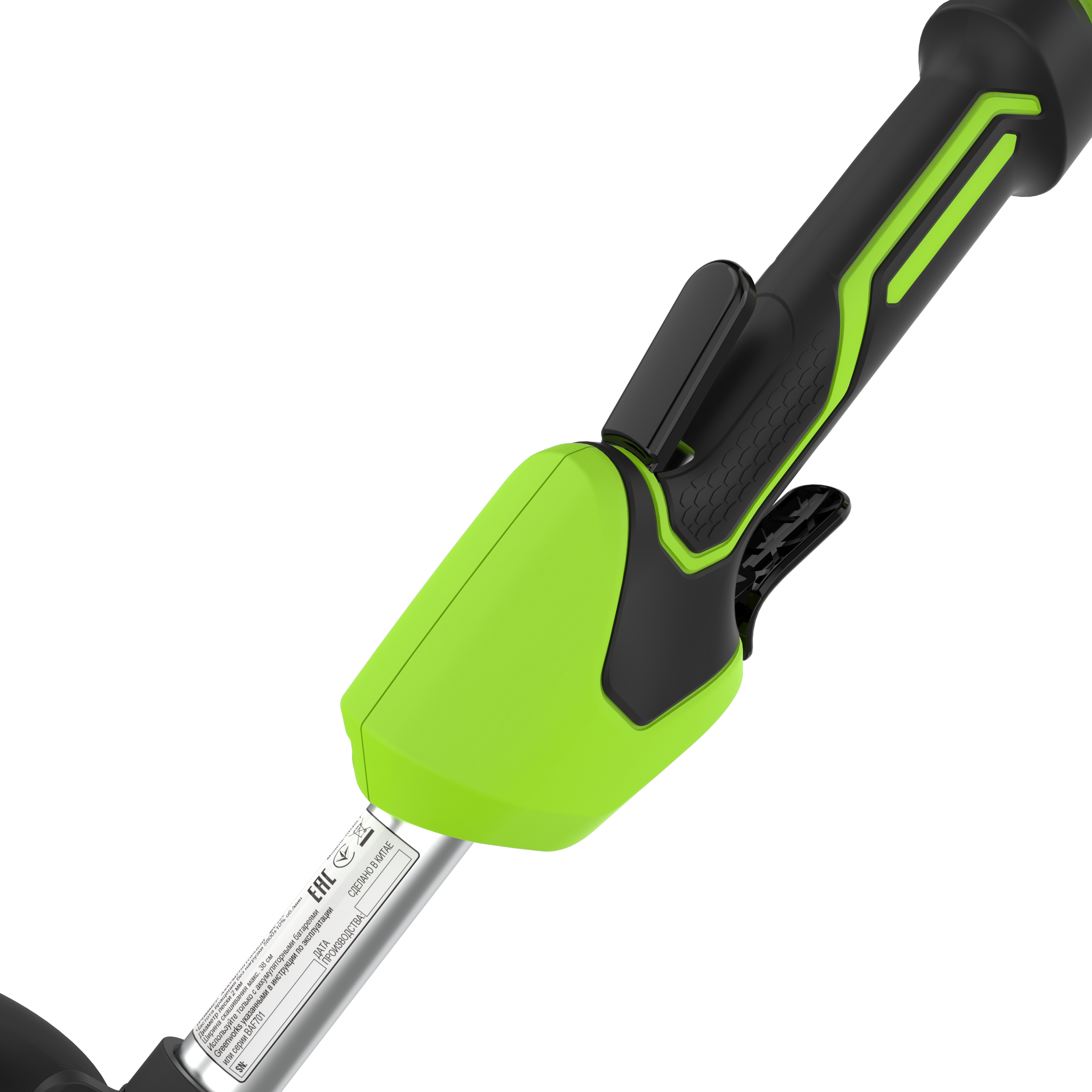 Триммер аккумуляторный Greenworks GD40LT 40V (1хАКБ 4Ач и ЗУ) 38 см 2112207UB