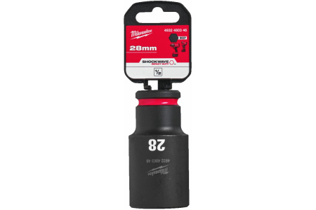 Головка ударная удлиненная Milwaukee ShW 28 мм 1/2" 4932480346
