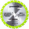 Диск пильный по дереву для циркулярной пилы Greenworks, 165x20 мм, 24T 2955707