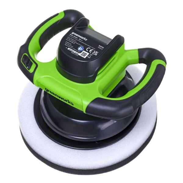 Полировальная машина аккумуляторная Greenworks G24BU10 (без АКБ и ЗУ) 3502107 Полировальная машина аккумуляторная Greenworks G24BU10 (без АКБ и ЗУ) 3502107