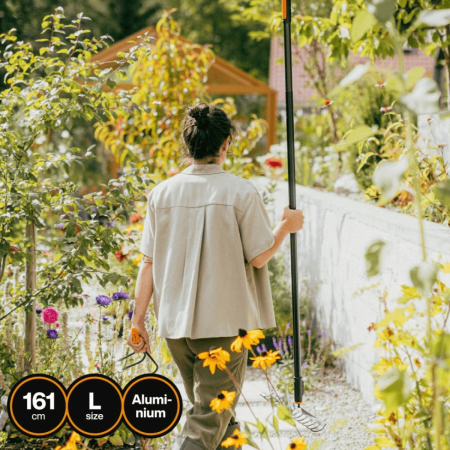 Черенок алюминиевый L 161см OneClick FISKARS  1080547