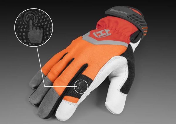 Перчатки Husqvarna Technical 20 Class 1 c защитой от порезов р.8 599 65 12-08 Рабочие перчатки