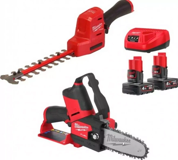 Набор аккумуляторных садовых инструментов Milwaukee M12 FPP2OP2-642 4933493208