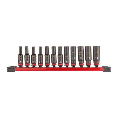 Набор головок Milwaukee удлиненных SHOCKWAVE™ 1/4" (12 предм.) (замена для 4932352862) 4932480453