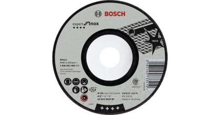 Обдирочный круг BOSCH 125Х6 ММ INOX