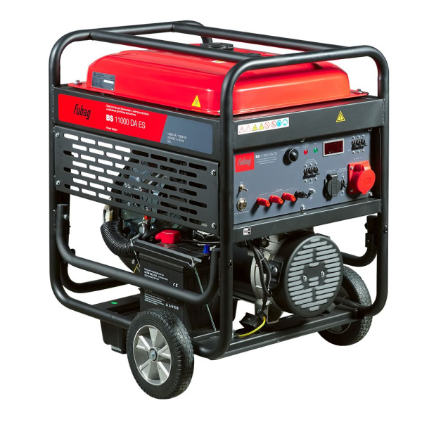 Генератор бензиновый FUBAG BS 11000 DA ES с электростартером и коннектором автоматики 641054