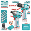 Набор аккумуляторного инструмента TOTAL TOSLI240968 TOSLI240968