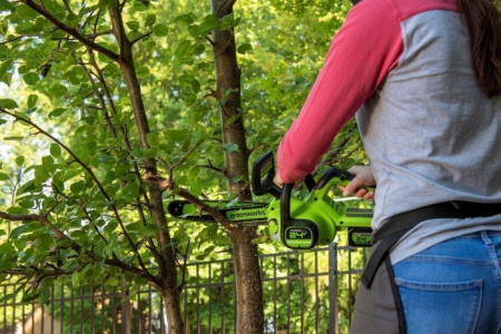 Цепная пила аккумуляторная Greenworks 24V GD24CS30 2007007UA Цепные пилы