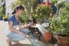 Комплект: Шланг спиральный Gardena 10 м для террас с фитингами для подключения и наконечником для полива 18424-20