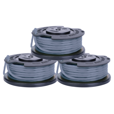 Катушка триммерная Greenworks с леской 2.0 мм (комплект 3 шт.) для моделей 24V 2963407