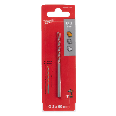 Ударное сверло PREMIUM HDB 3 x 90 мм 4932471167