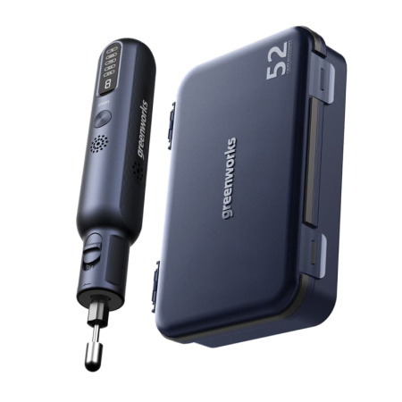 Гравер аккумуляторный Greenworks 8V с принадлежностями (52 предмета) 3200707 Граверы