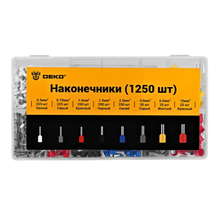 Клещи обжимные для втулочных наконечников DEKO DKCT04 081-2091